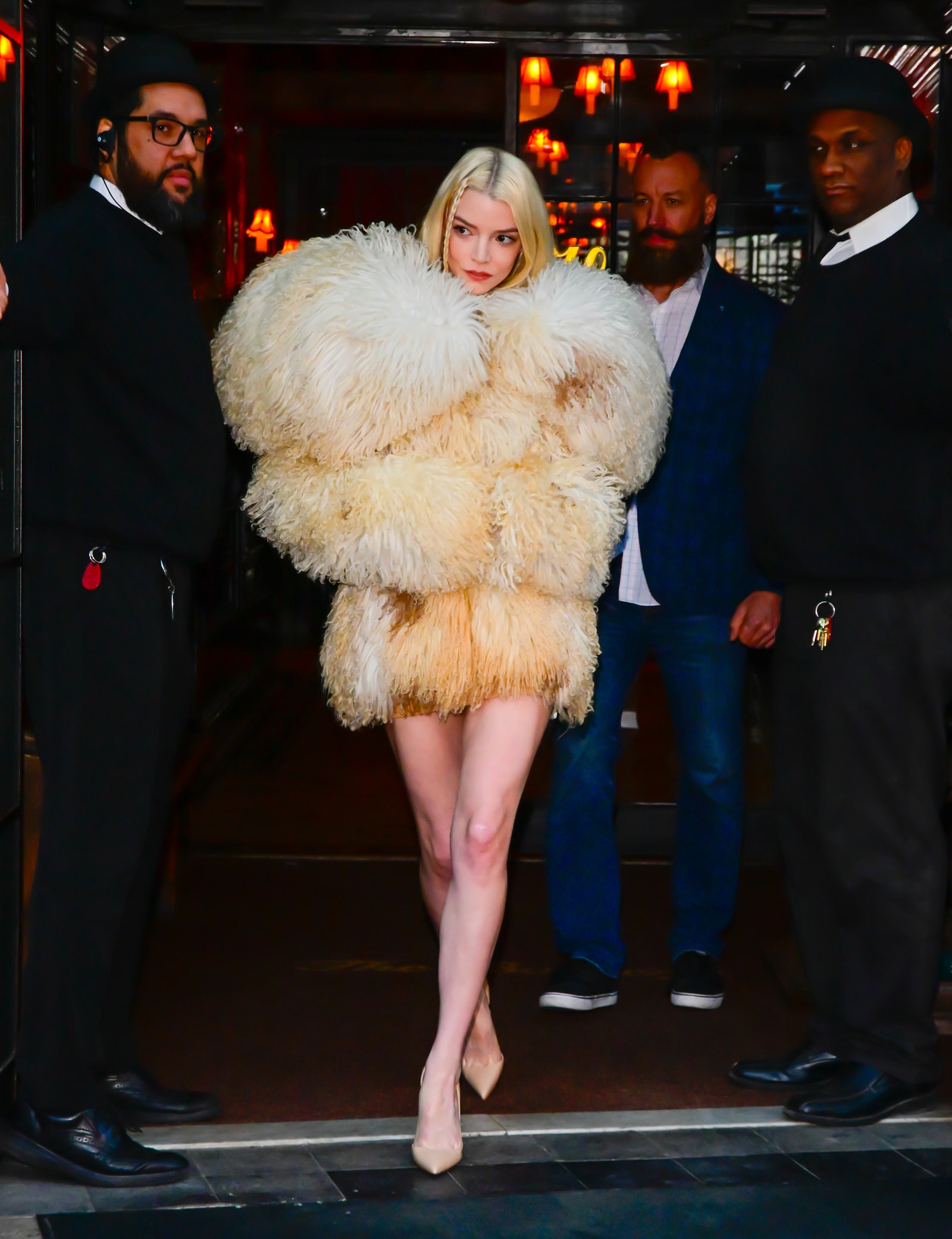 New York New York actress Anya Taylorjoy walks in Soho, New York City on February 4, 2025.